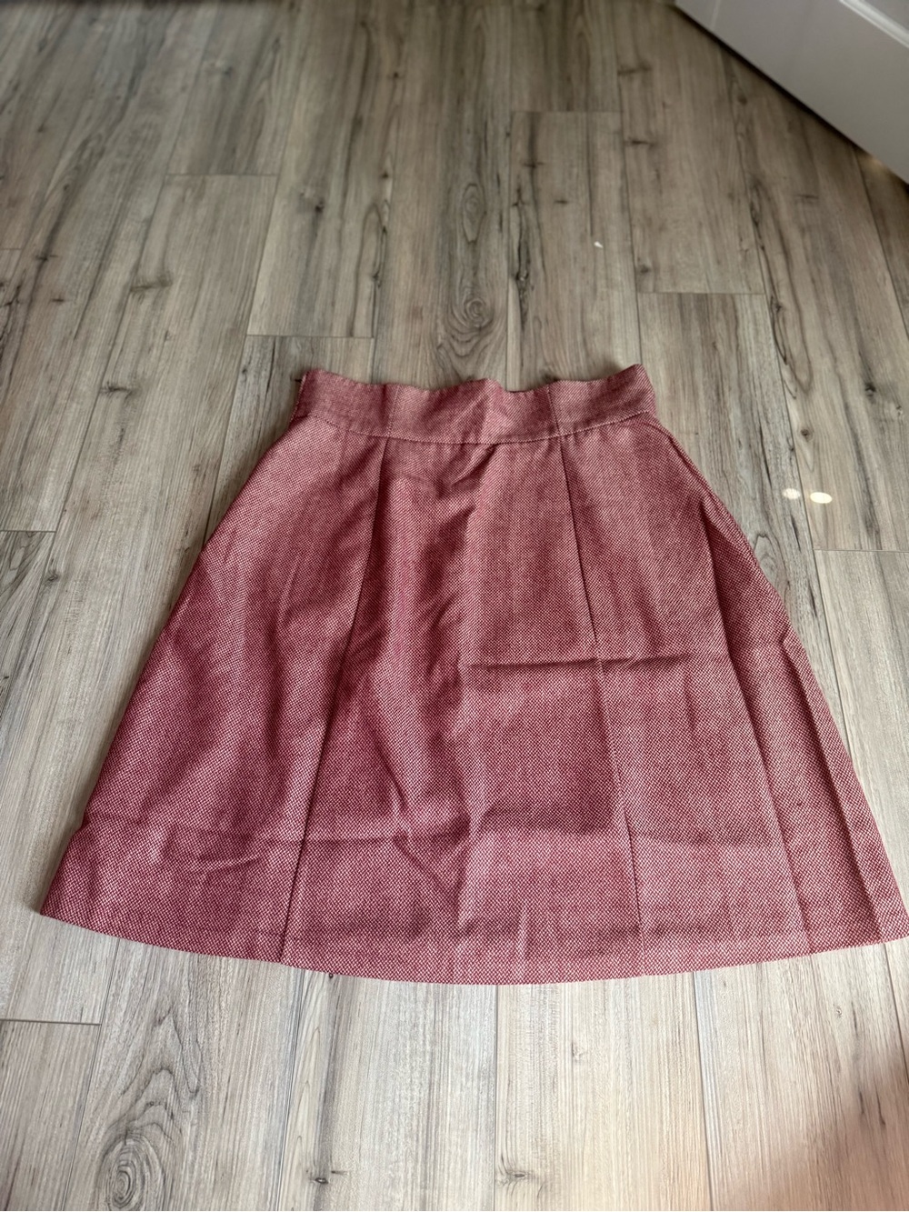 ModCloth High-Waist Rust Red A-Line Skirt Size 1X - Picture 4 of 4